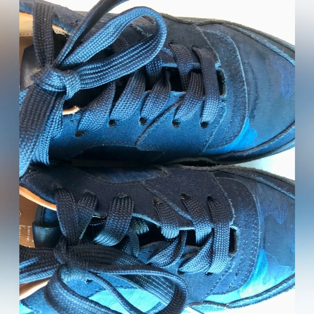 Valentino Blue Camo Sneakers - Picture 3 of 7